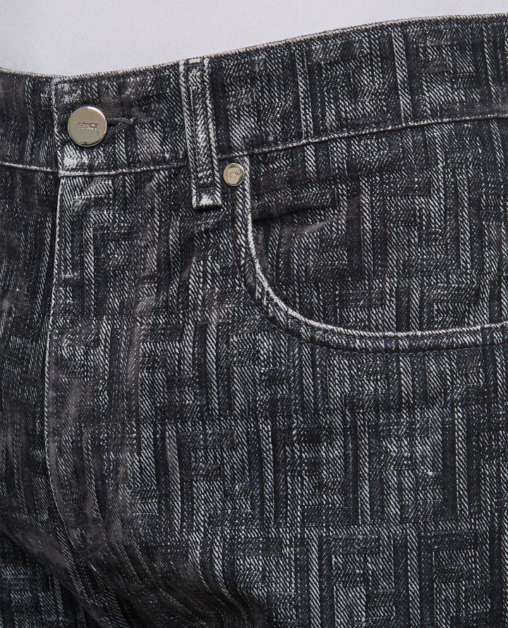 Fendi DENIM CON LOGO FF Vendita Calda