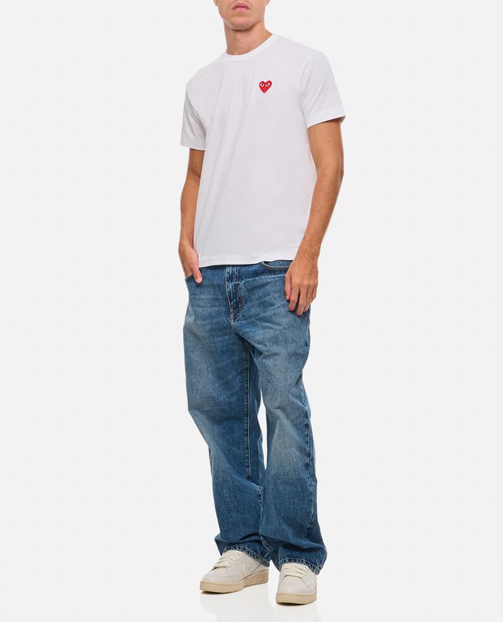 Comme Des Garçons Play T-SHIRT CON LOGO Vendita Economica