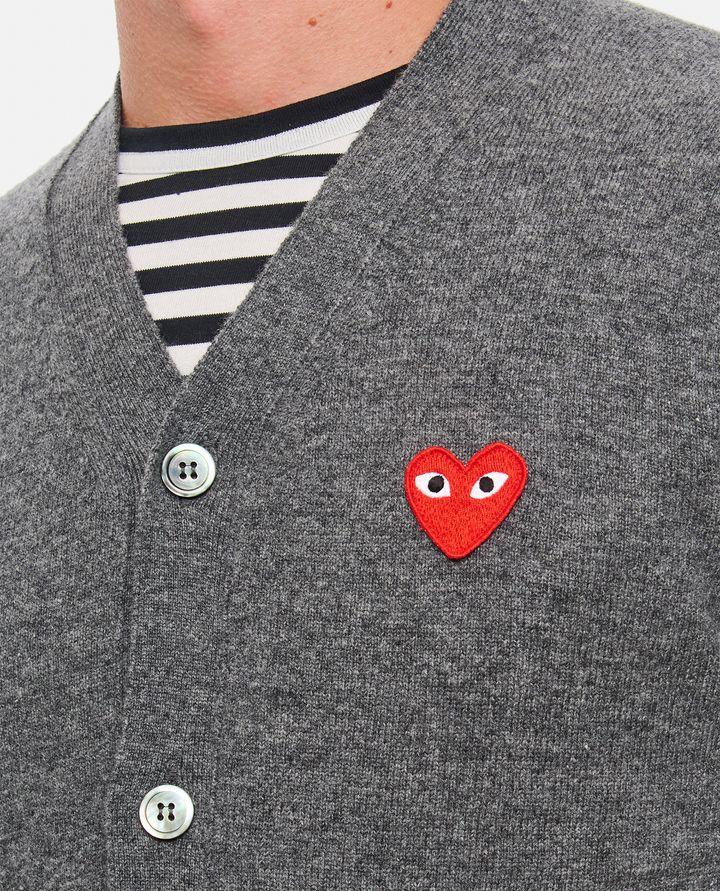 Comme Des Garçons Play CARDIGAN CON LOGO Nuova