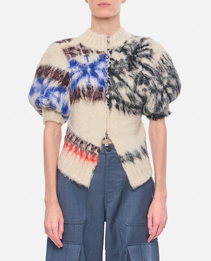 Sacai BLOUSON IN MAGLIA FANTASIA Ultimi due giorni