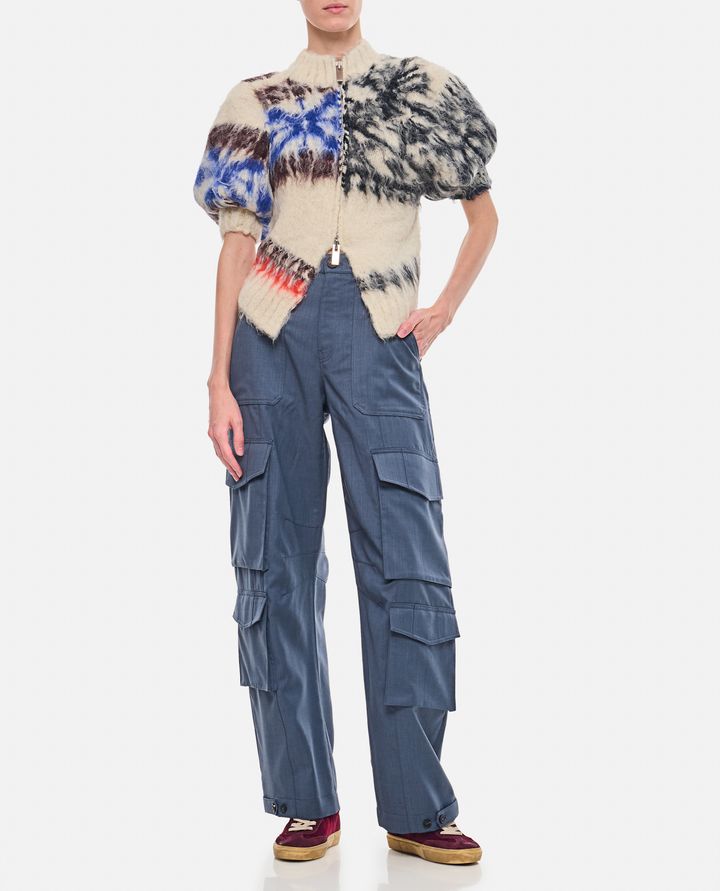 Sacai BLOUSON IN MAGLIA FANTASIA Ultimi due giorni