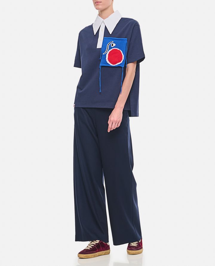 Charles Jeffrey Loverboy POLO DA RUGBY CON PATCH IN MAGLIA Fino al 50% di sconto