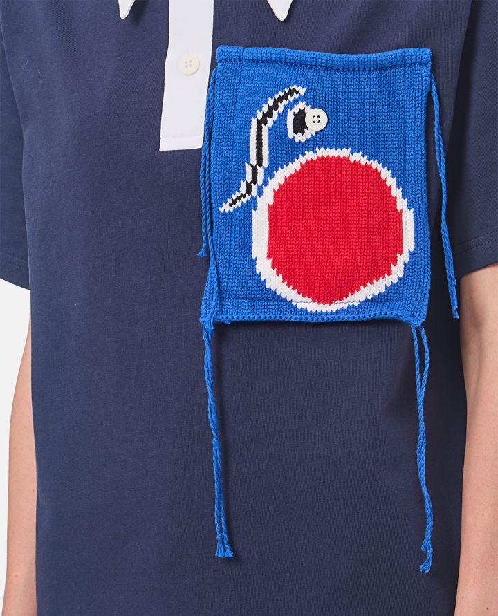 Charles Jeffrey Loverboy POLO DA RUGBY CON PATCH IN MAGLIA Fino al 50% di sconto