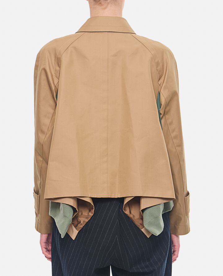 Sacai BLOUSON IN GABARDINE DI COTONE X TWILL DI NYLON Fino al 65% di sconto