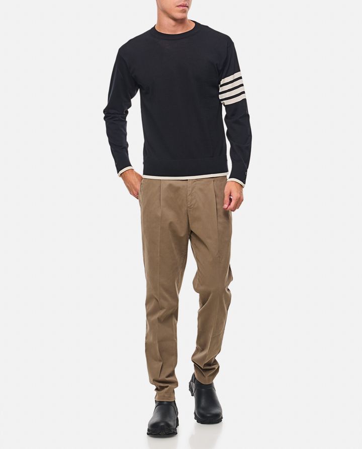 Thom Browne PULLOVER IN LANA VERGINE 50% di sconto con spedizione gratuita