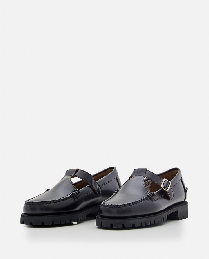 Sebago MOCASSINO GEORGINA LUG IN PELLE CON T BAR Nuovo