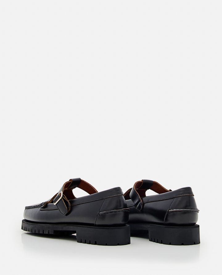 Sebago MOCASSINO GEORGINA LUG IN PELLE CON T BAR Nuovo
