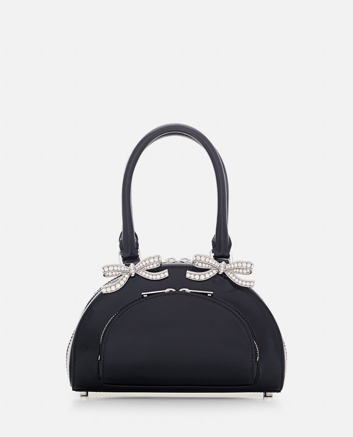 Self-Portrait MINI BORSA TOTE CURVA IN PELLE Pezzi Unici