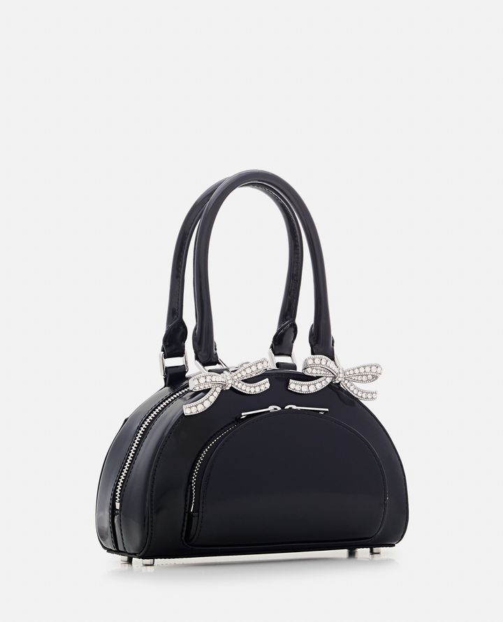 Self-Portrait MINI BORSA TOTE CURVA IN PELLE Pezzi Unici
