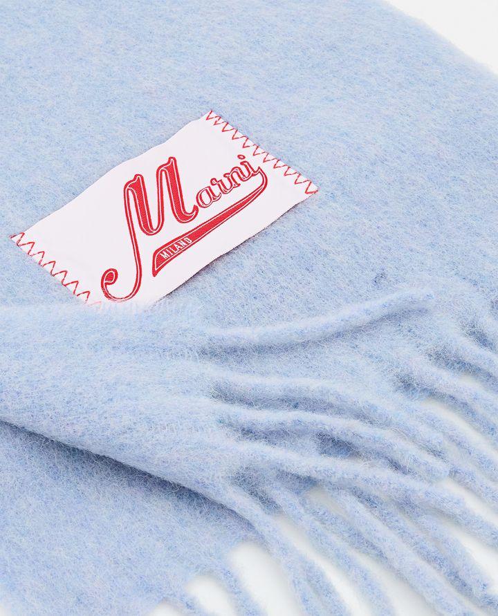 Marni SCIARPA CON LOGO E FRANGE Consegna Veloce