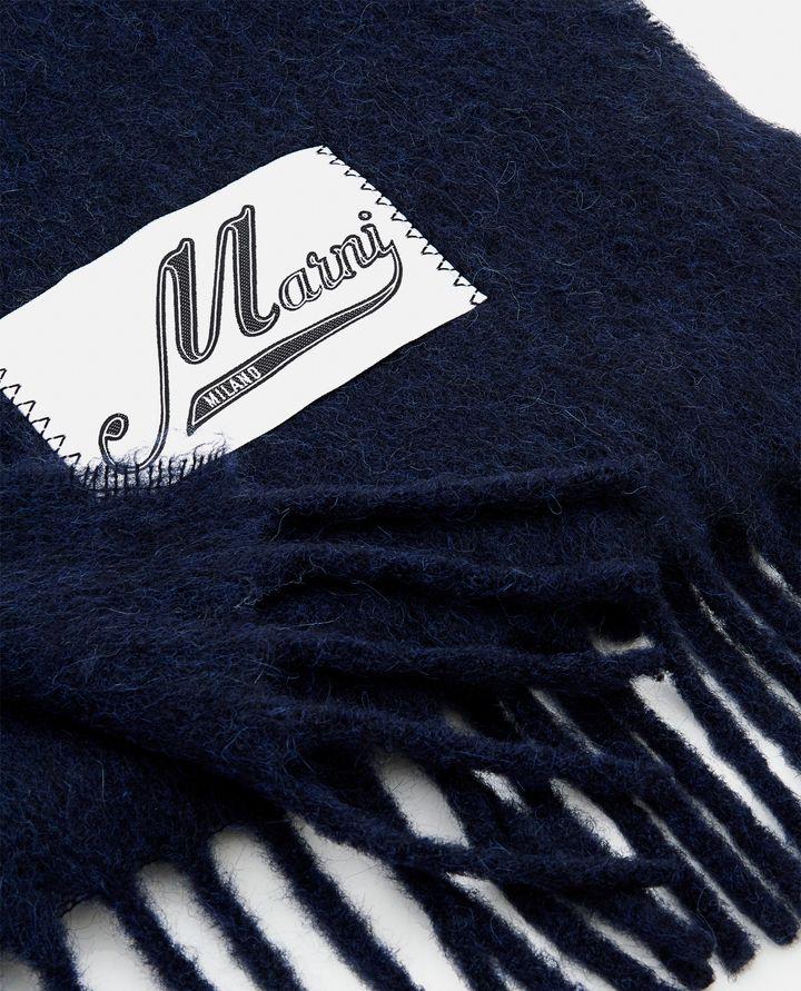 Marni SCIARPA CON LOGO E FRANGE Affare Del Giorno