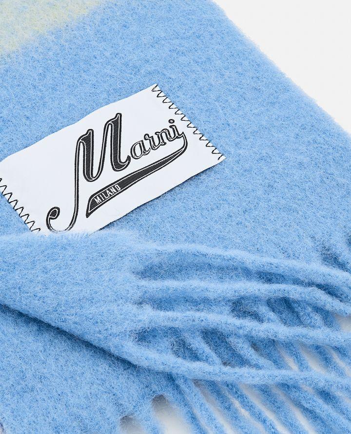 Marni SCIARPA A RIGHE CON LOGO E FRANGE Prezzo Ridotto