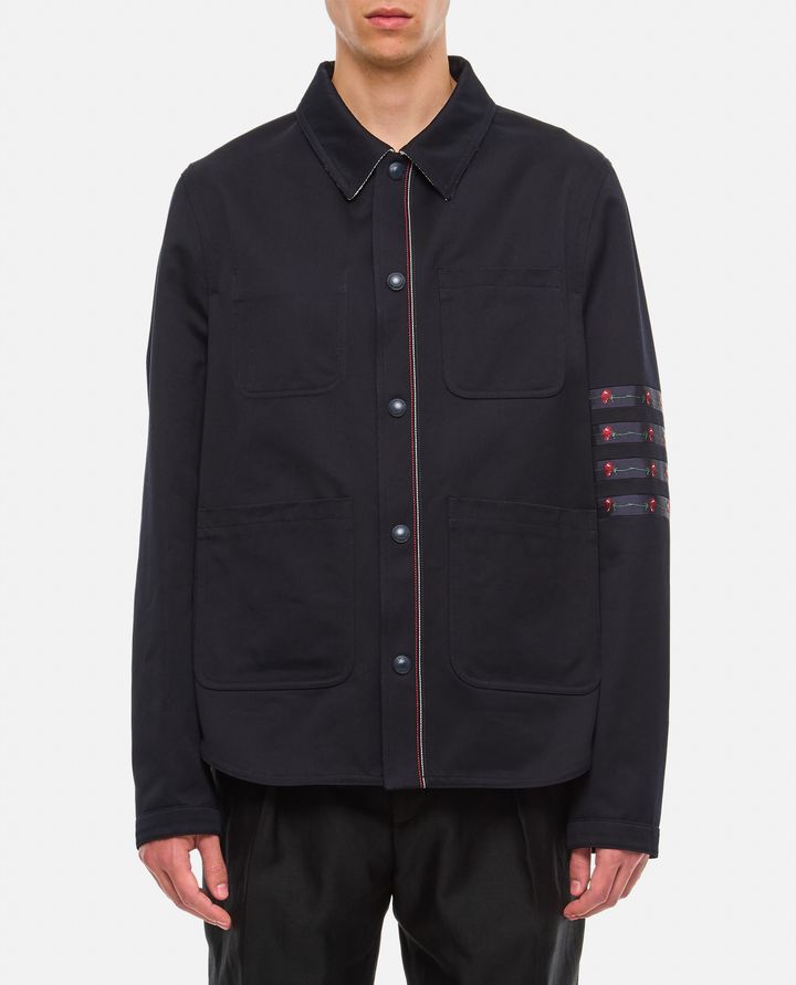 Thom Browne UTILITY GIACCA CON TASCHE Offerta