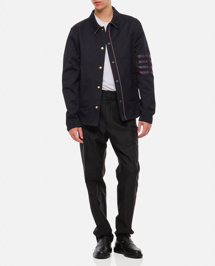 Thom Browne UTILITY GIACCA CON TASCHE Offerta