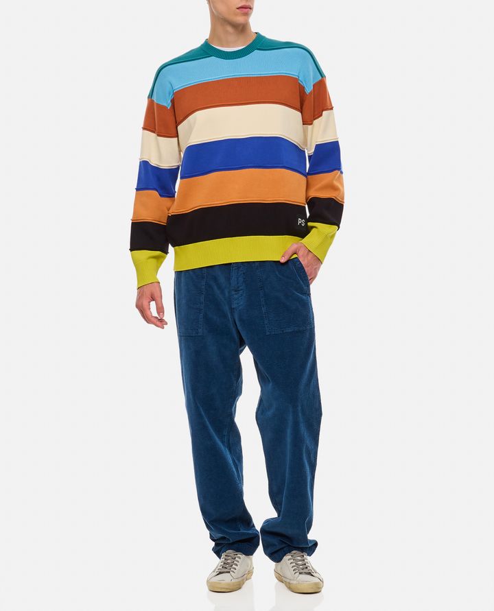 PS Paul Smith MAGLIONE IN COTONE A RIGHE Saldi
