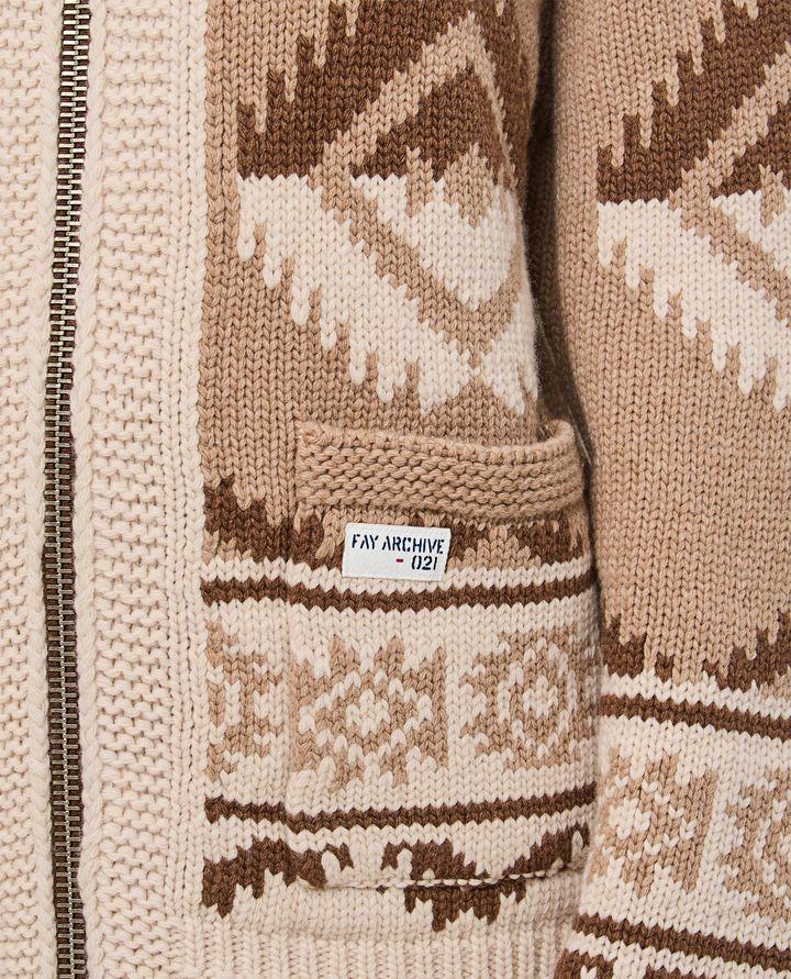Fay CARDIGAN JACKET NAVAJO ARCHIVE Offerte speciali