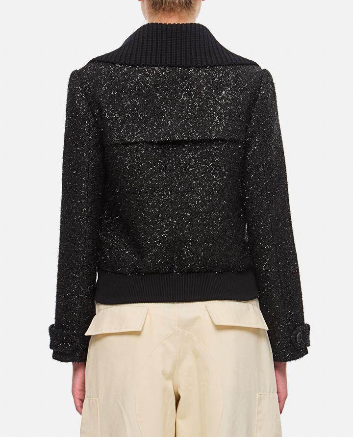 Self-Portrait TINSEL BOMBER IN BOUCLE Ritorno libero