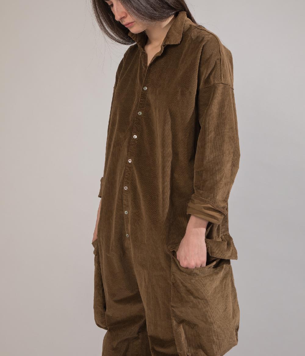 Album Di Famiglia art. 20W6084 CORDUROY CARGO JUMPSUIT Spedizione Gratuita