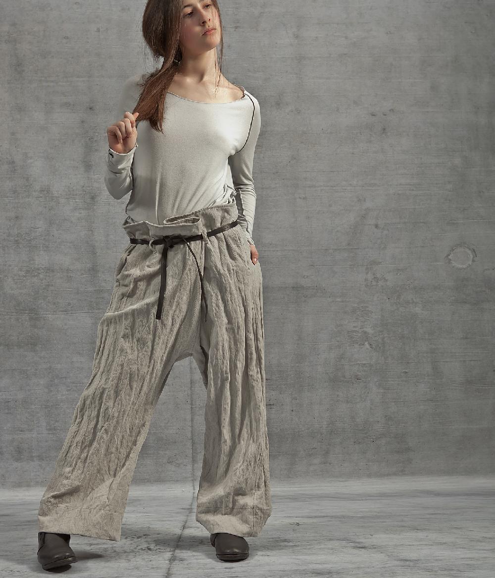 Album Di Famiglia art. 14W23_92 PANTALONE OVER VELLUTO Italia