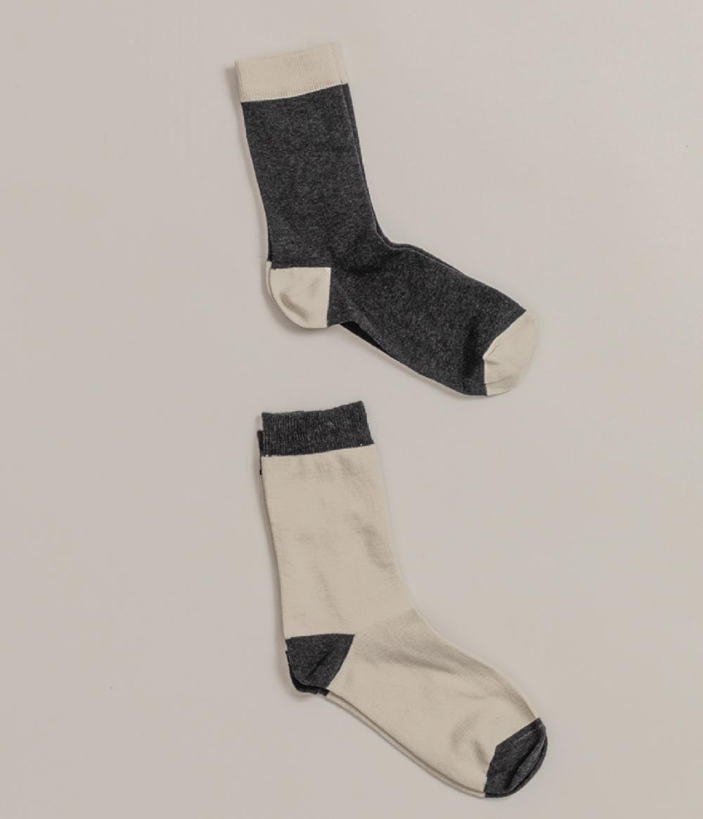 Album Di Famiglia art. 21W9043 SOCKS BICOLOR 2 pieces Promozione