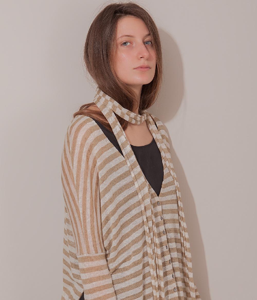 Album Di Famiglia art. 17S#94_11 STRIPED SCARF LR Sottocosto