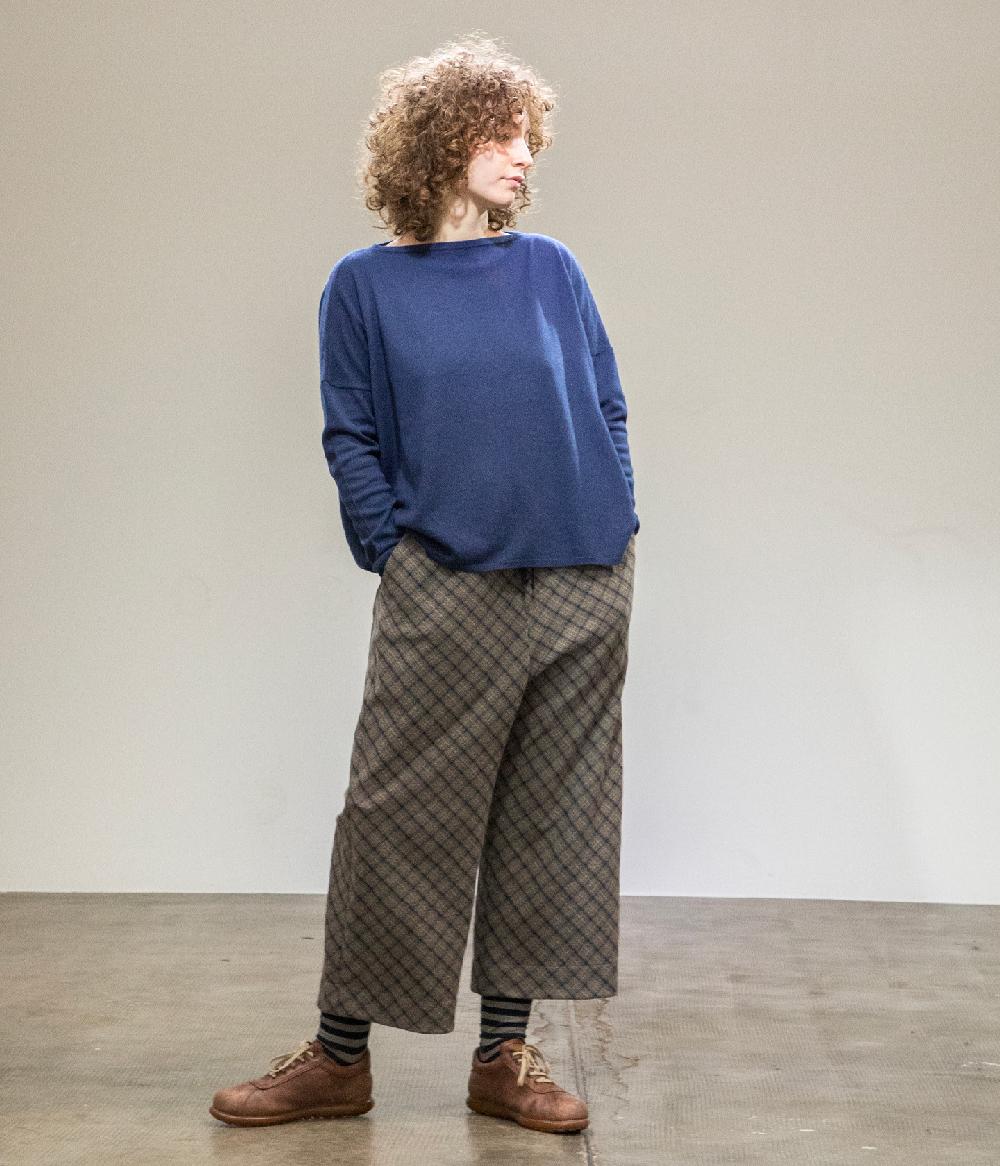 Album Di Famiglia art. 22W#23_241 W&S TROUSERS TARTAN WOOL Economico